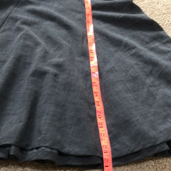 AKRIS PUNTO heather grey size 10 mini skirt - Picture 6 of 8